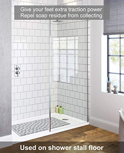 Non-Slip Bathtub Mat, 16x31.5 Inch, Strong Suction Cups