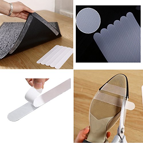 Clear Anti-Slip Stickers for Bath Safety - 24 Pcs