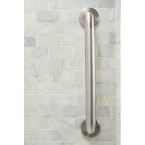 12-Inch Peened Textured Stainless Steel Bathroom Grab Bar