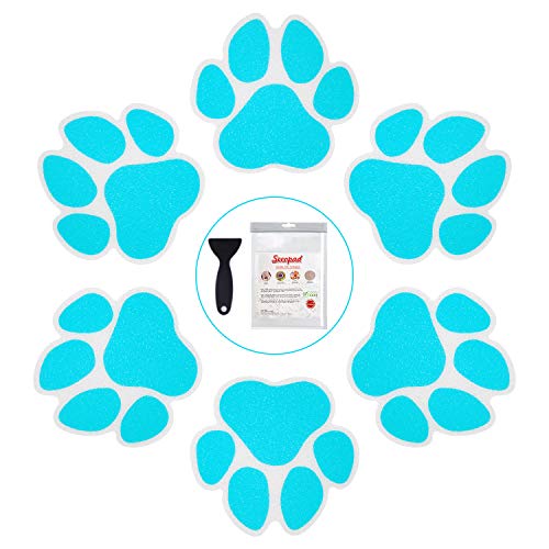 Non-Slip Bathtub Stickers Set, 20 Pcs Blue