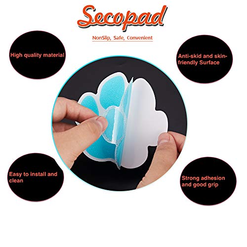 Non-Slip Bathtub Stickers Set, 20 Pcs Blue