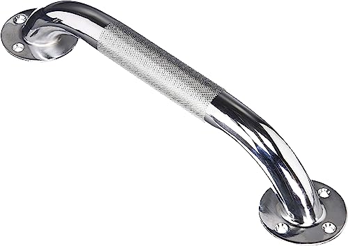 Textured Shower Grab Bars for Bathroom Safety - 12