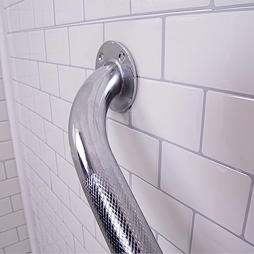 Textured Shower Grab Bars for Bathroom Safety - 12