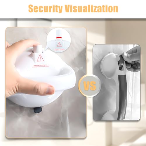 2 Pack Suction Grab Bars for Slippery Bathtubs