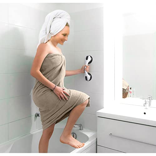 Heavy-Duty 12-Inch Shower Grab Bars (2 Pack) for Seniors