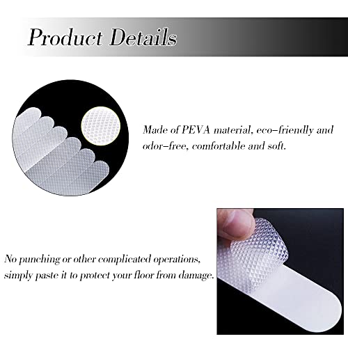 58PCS Anti Slip Stickers with Scraper for Bathtubs