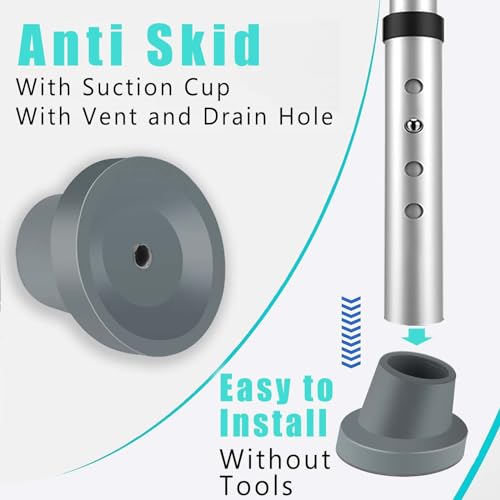 4 Pack Non-Slip Feet for Shower Chair Bathtubs