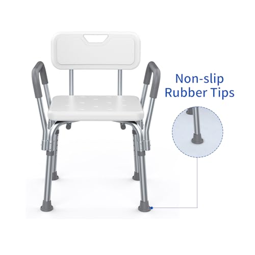 4 Pack Non-Slip Feet for Shower Chair Bathtubs