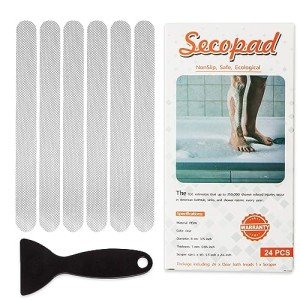 Anti-Slip Shower Stickers 24 PCS for Bathtubs
