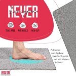 Asvin Soft Textured Non-Slip Tub Mat, 24x16 Inch