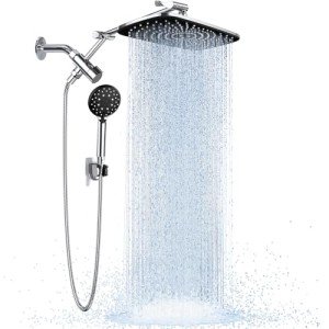 Veken Rain Shower Head Combo with Extension Arm