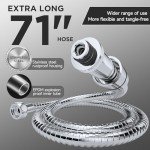 Veken Rain Shower Head Combo with Extension Arm