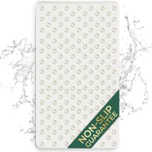 Epica Non-Slip Rubber Bathtub Mat for Safety, 16"x28