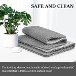 LuxStep Non-Slip Bathtub Mat with Drain, Quick Drying