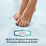 Microban-Infused Non-Slip Safety Treads for Bathtub & Shower