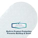 SlipX Bubble Bath Mat with Microban Protection (15x35")