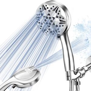 10 Function High Pressure Shower Head with Handheld