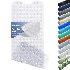 Yimobra Extra Long Bathtub Mat with Non-Slip Suction