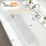 Yimobra Extra Long Bathtub Mat with Non-Slip Suction