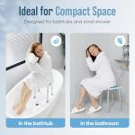 Adjustable Anti-Slip Bath Stool for Elderly and Disabled