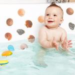 12-Pack Anti-Slip Bathtub Stickers for Kids Safety