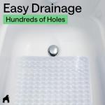 Gorilla Grip Bathtub Mat: Long, Soft, Clear, Machine-Washable