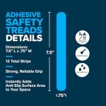 Anti-Slip Safety Treads for Bathtubs, Showers, Pools & More