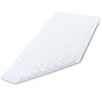 SlipX White Rubber Safety Bath Mat - XL Size