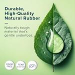 SlipX White Rubber Safety Bath Mat - XL Size