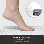 Mantto Soft TPE Bathtub Mat with Suction Cups