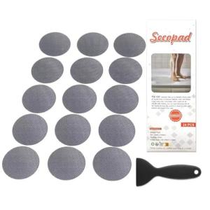 12 Pack Grey Bathtub Stickers with Safety Treads