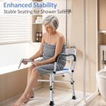 Bariatric Bath Chair with Arms for Elderly & Disabled