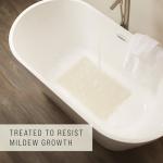 Rubbermaid Safti-Grip Non-Slip Bath Mat - White