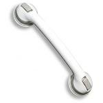 Suction Cup Grab Bars for Safe Bathing, 16"" White/Grey