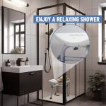 Heavy Duty Adjustable Bath Chair for Slippery Bathtubs