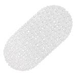 Clear Pebbles Non-Slip Bath Mat with Drain Holes