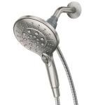 Moen Brushed Nickel Handheld Showerhead with Magnetic Docking
