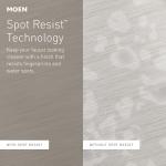 Moen Brushed Nickel Handheld Showerhead with Magnetic Docking