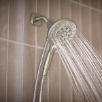 Moen Brushed Nickel Handheld Showerhead with Magnetic Docking