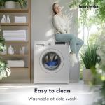 Long Non-Slip Bath Mat with Storage Hooks