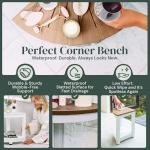 ROHKEX Corner Shower Stool - Waterproof Heavy Duty