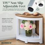 ROHKEX Corner Shower Stool - Waterproof Heavy Duty