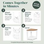 ROHKEX Corner Shower Stool - Waterproof Heavy Duty