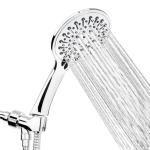 LINPUNG Handheld Shower Head: Chrome High Pressure, 6 Modes