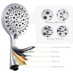 LINPUNG Handheld Shower Head: Chrome High Pressure, 6 Modes