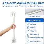 Stainless Steel Grab Bars for Safe Bathtubs & Showers