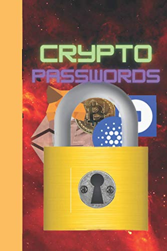 Cosmic Themed Crypto Password Notebook & Blank Journal