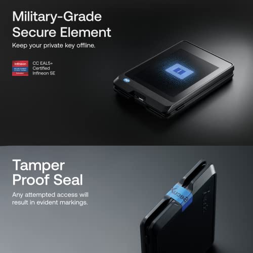 SecuX Deluxe Crypto Wallet with Touchscreen & Bluetooth