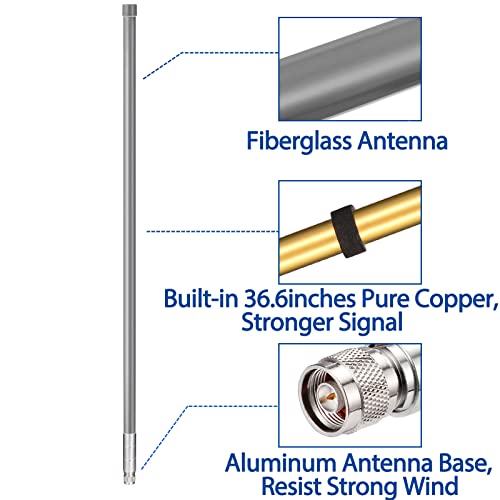 43.3" 8dBi 915MHz Helium HNT Lora Antenna Plugin