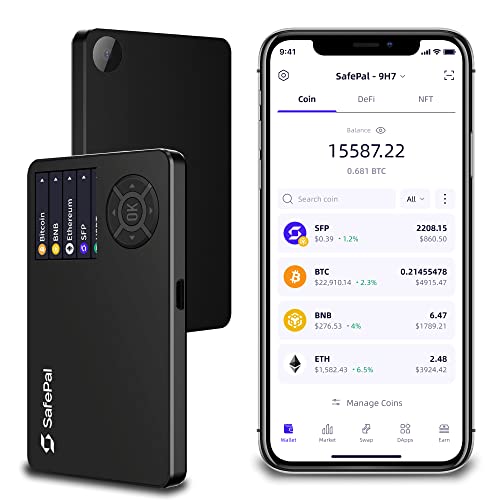 Wireless Cryptocurrency Hardware Wallet, Internet Isolated Storage
